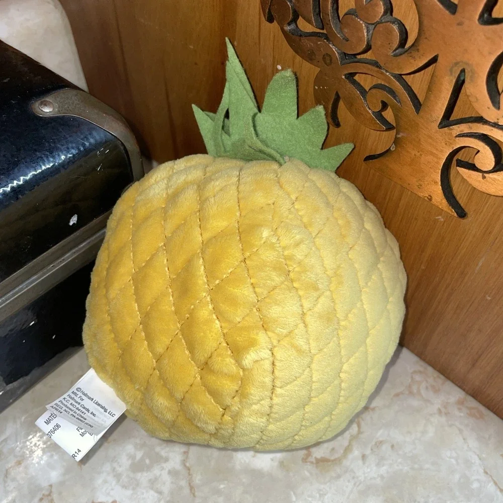 Pineapple Zipper Mouth‎ Hallmark Stuffed Plush 6